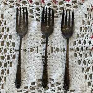 Vintage Silver Fork Set